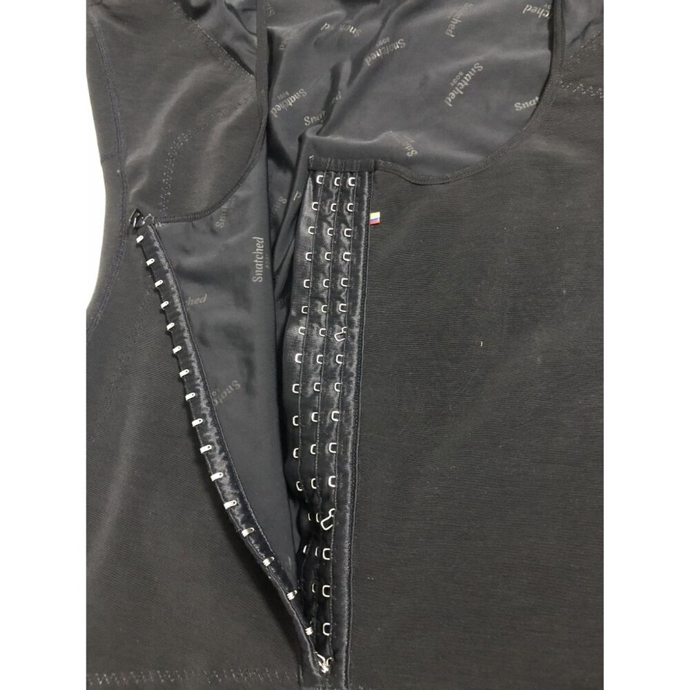 Snatched Body Black Full Body Shaper Adjustable Closure & Adjustable Straps 5XL - Picture 4 of 16